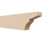 Ekena Millwork 4in. W x 8in. H x 28in. L Monterey Woodgrain TimberThane Rafter Tail, Primed Tan RFTUR04X08X28MONRCPR - alternate 1